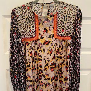 Anthropologie BL_NK Miranda Blouse Small